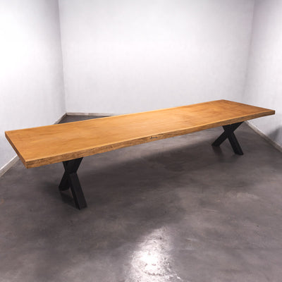 Baumscheiben Esstisch Sipo  - 435 x 120 x 7 cm