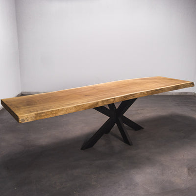 Baumscheiben Esstisch Iroko - 300 x 85 x 7 cm