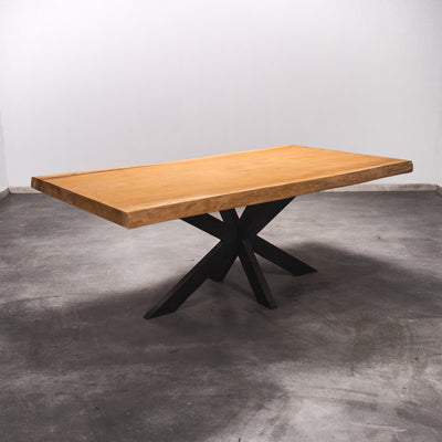 Baumscheiben Esstisch Sipo  - 200 x 110 x 7 cm