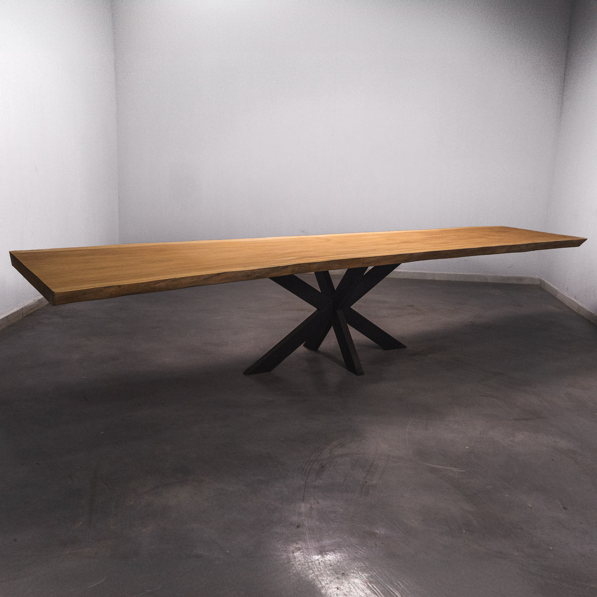 Baumscheiben Esstisch Sapelli - 400 x 85 x 7 cm