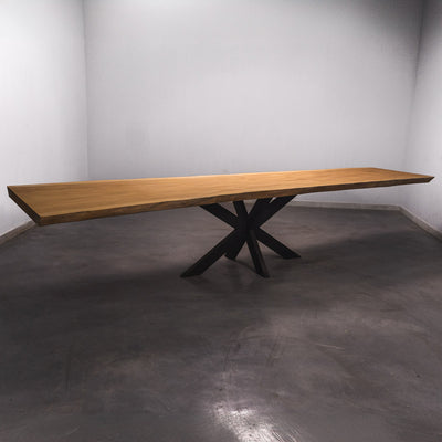 Baumscheiben Esstisch Sapelli - 400 x 85 x 7 cm