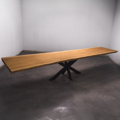 Baumscheiben Esstisch Sapelli - 400 x 85 x 7 cm