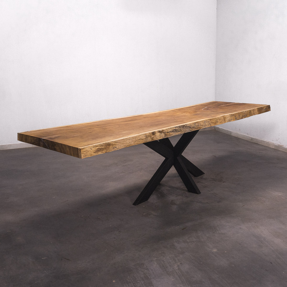 Baumscheiben Esstisch Iroko - 300 x 95 x 7 cm