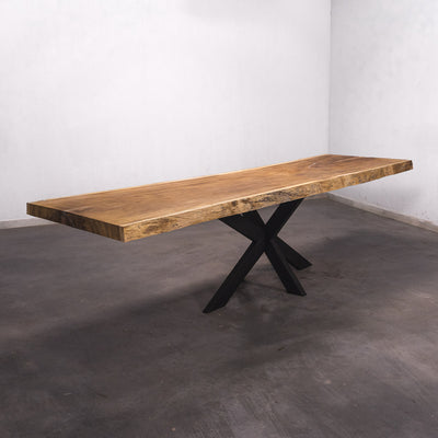 Baumscheiben Esstisch Iroko - 300 x 95 x 7 cm