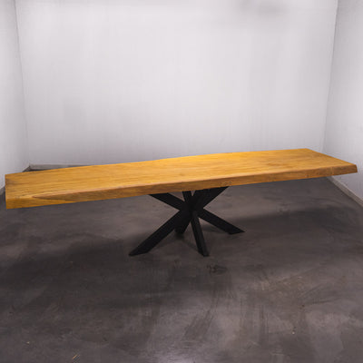 Baumscheiben Esstisch Bilinga  - 335 x 90 x 7 cm
