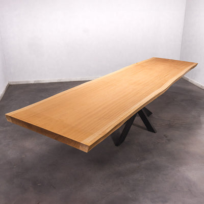 Baumscheiben Esstisch Sapelli - 370 x 100 x 7 cm