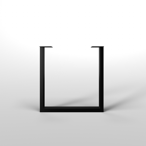 U Tischgestell (schmal) (Satz)