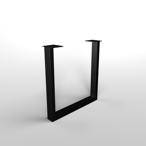 U Tischgestell (schmal) (Satz)