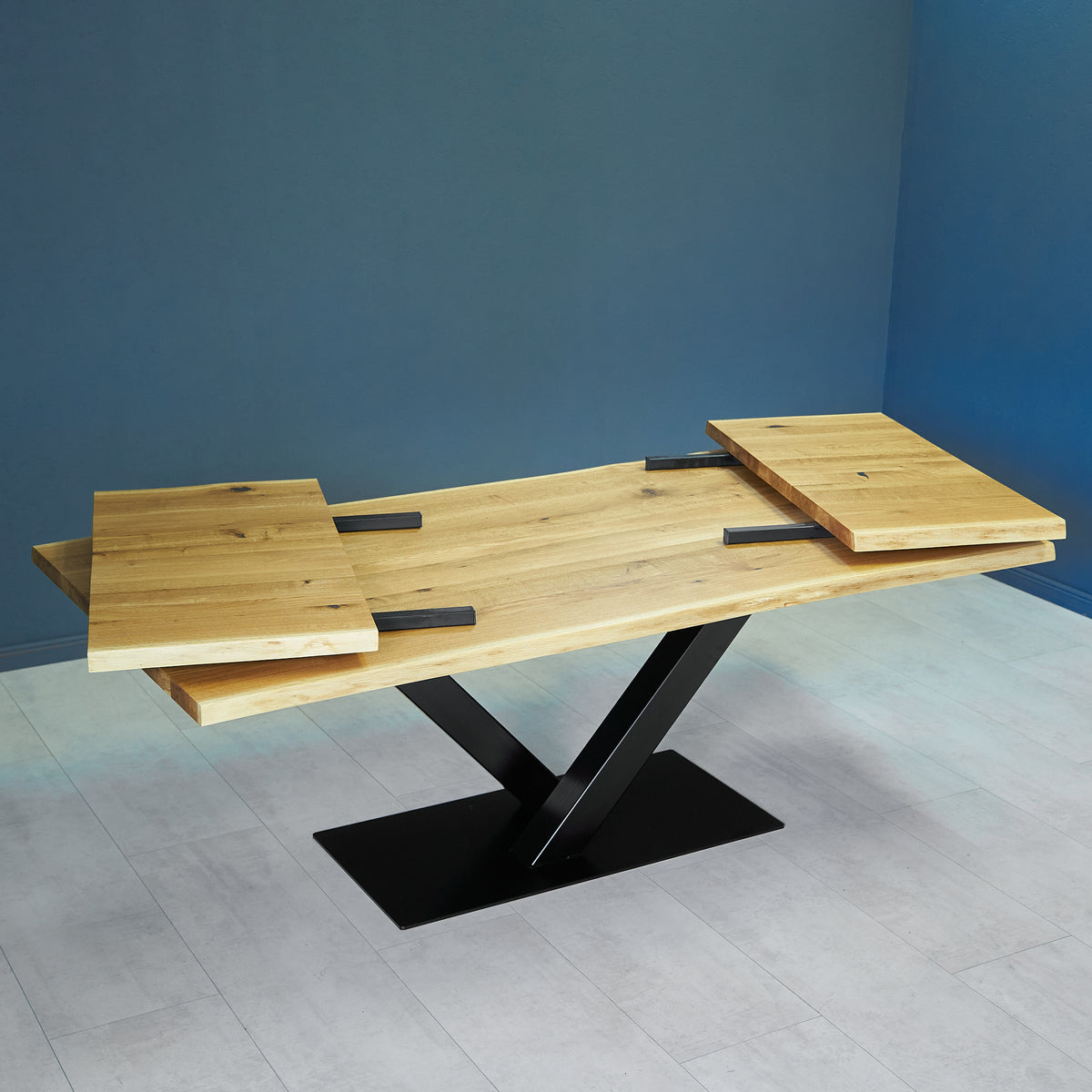 Esstisch Mit Ansteckplatten