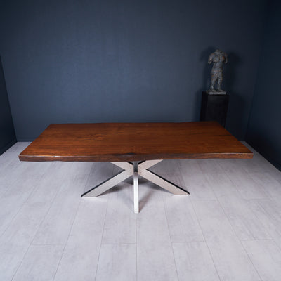 Baumscheiben Esstisch Basralocus - 220 x 95 CM