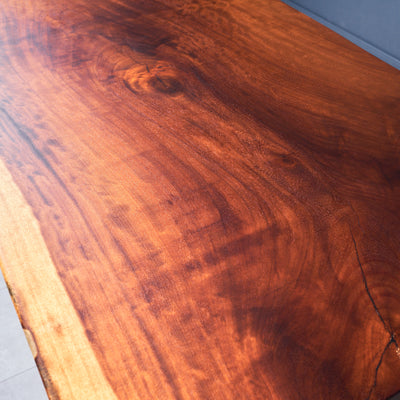Baumscheiben Esstisch Iroko - 205 x 95 x 6,5 cm