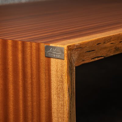 Baumscheiben Konferenztisch Sapelli - 348 x 120 x 7 cm